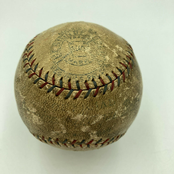 Bibb Falk & Willie Kamm Signed 1923 American League Game Used Baseball JSA COA