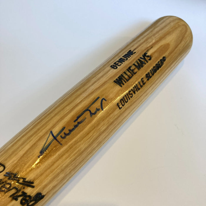Willie Mays Signed Louisville Slugger Game Model Baseball Bat With JSA COA