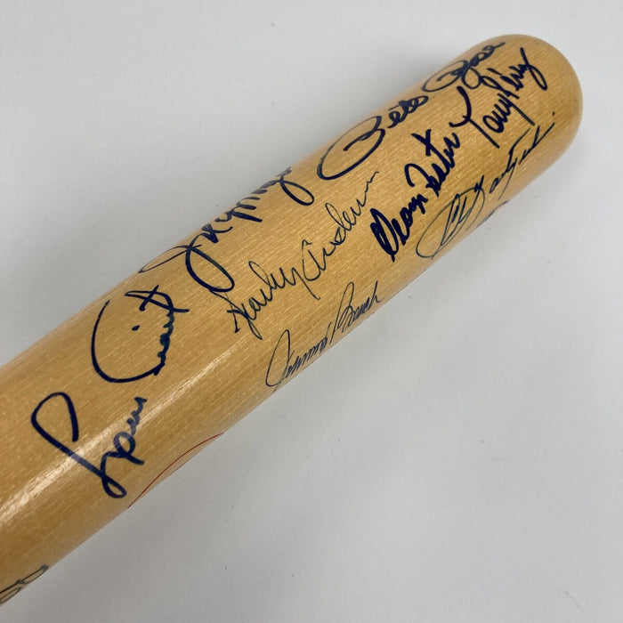1975 Boston Red Sox vs. Cincinnati Reds Team Signed World Series Bat JSA COA