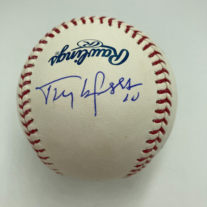HOF Managers Signed Baseball LaSorda Torre Pinella Herzog Cox LaRussa JSA COA