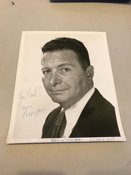 Vintage 1960's Henry Morgan I've Got A Secret Signed Autographed Photo JSA COA