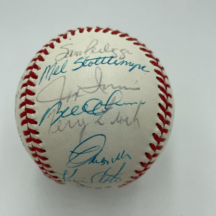 1988 New York Mets Team Signed National League Baseball With Gary Carter