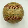 1945 Detroit Tigers World Series Champs Team Signed Baseball JSA COA