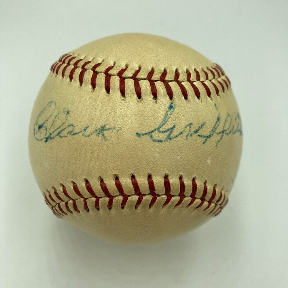 Clark Griffith Signed 1940's American League Harridge Baseball JSA COA