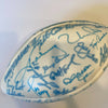 Johnny Unitas Walter Payton Bart Starr HOF Legends Signed Football 45 Sigs JSA