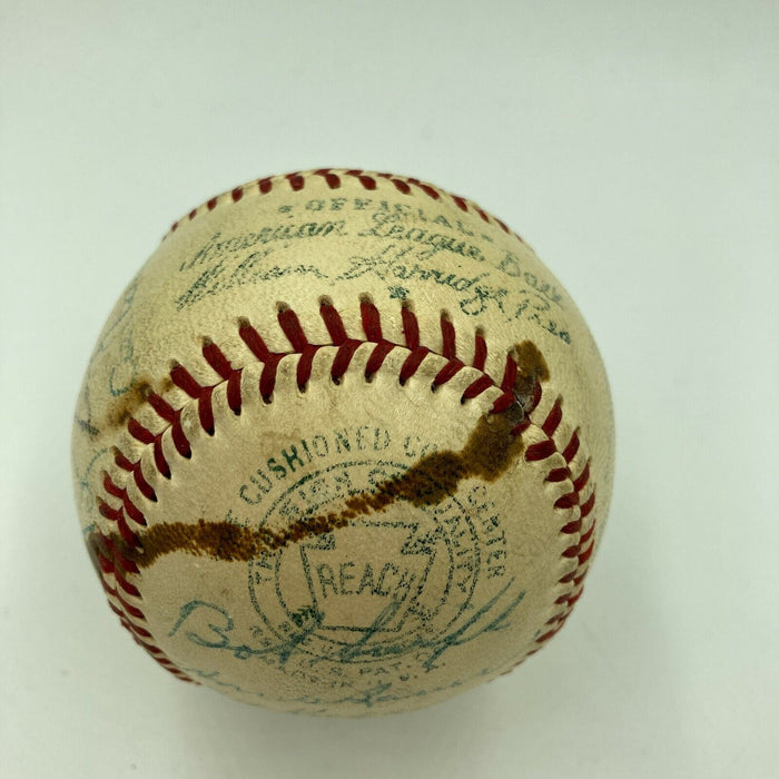 1954 All Star Game Team Signed Baseball Nellie Fox Yogi Berra Whitey Ford JSA