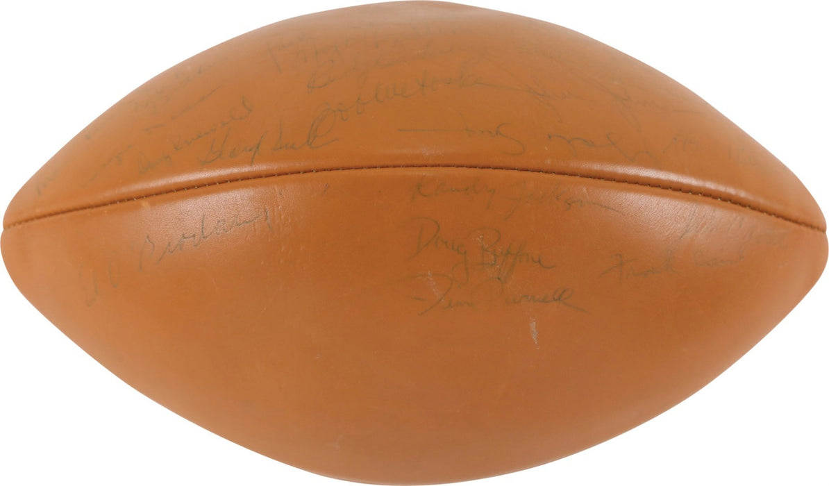 1968 Chicago Bears Team Signed Wilson Football Brian Piccolo Dick Butkus JSA COA