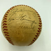 1946 Cleveland Indians Team Signed Official American League Harridge Baseball