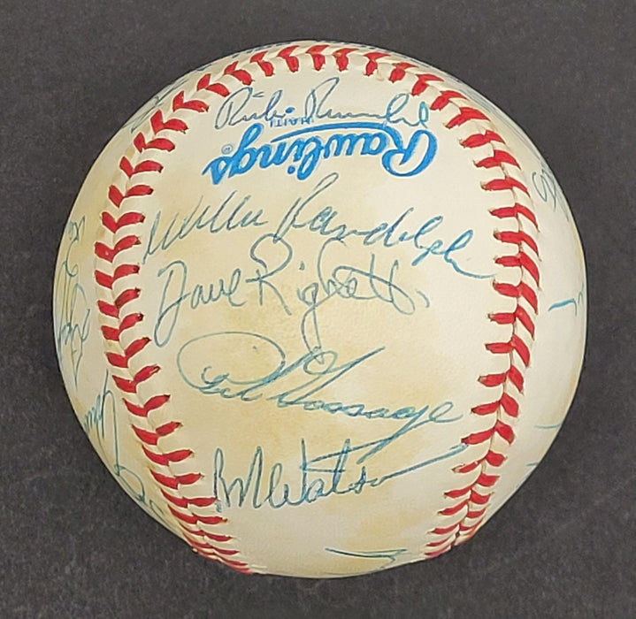 1981 New York Yankees Team Signed American League Baseball