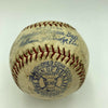 Incredible Jack Dempsey Signed 1937 NY Yankee Stadium Game Used Baseball JSA COA