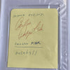 1969 Carlton Pudge Fisk Rookie Era Signed Autographed Page PSA DNA