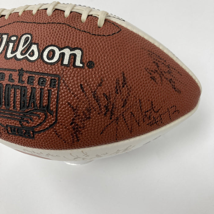 1998 Oklahoma Sooners Team Signed Football PSA DNA COA