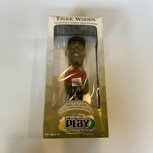Tiger Woods Upper Deck Premium Playmakers In BOX Red Shirt RARE Bobblehead