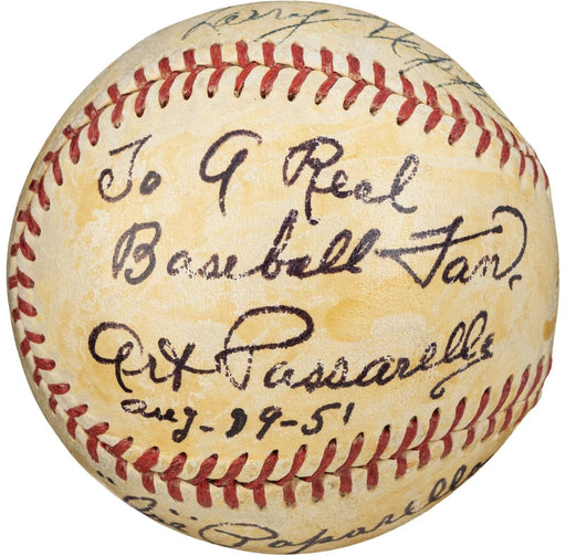 Eddie Gaedel August 19, 1951 At Bat Umpires Signed Game Used Baseball Beckett
