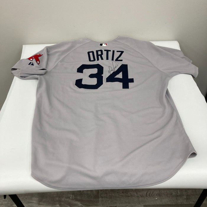 David Ortiz Signed Game Issued Boston Red Sox Majestic Jersey JSA COA