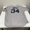 David Ortiz Signed Game Issued Boston Red Sox Majestic Jersey JSA COA