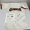 Willie Mays Signed Authentic San Francisco Giants Game Model Jersey Beckett COA