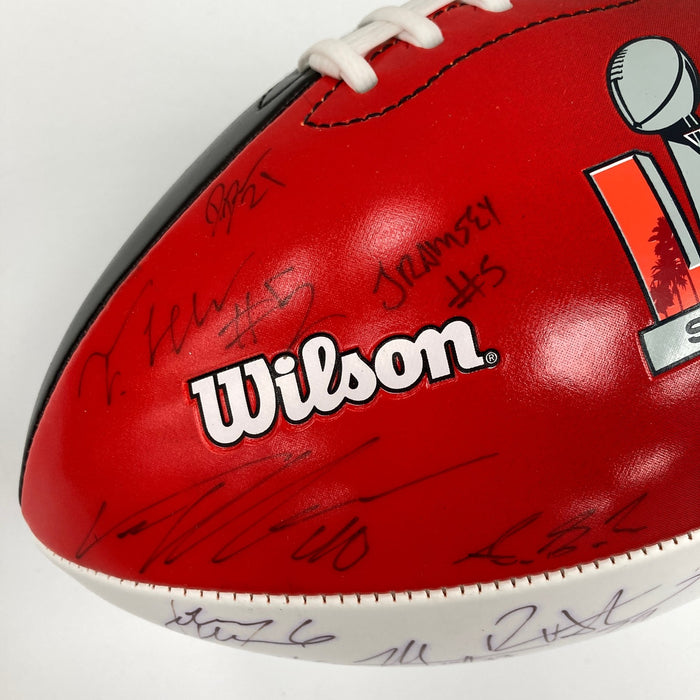 2021 Los Angeles Rams Super Bowl LVI Champs Team Signed Football PSA DNA COA