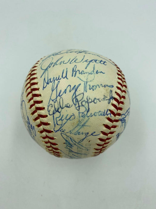 The Finest 1967 Boston Red Sox AL Champs Team Signed Baseball On Earth PSA DNA