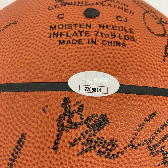 Kobe Bryant Shaq Tim Duncan 2004 All Star Game Team Signed Basketball JSA COA