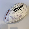 2002 Baltimore Ravens Team Signed Wilson NFL Football JSA COA #1