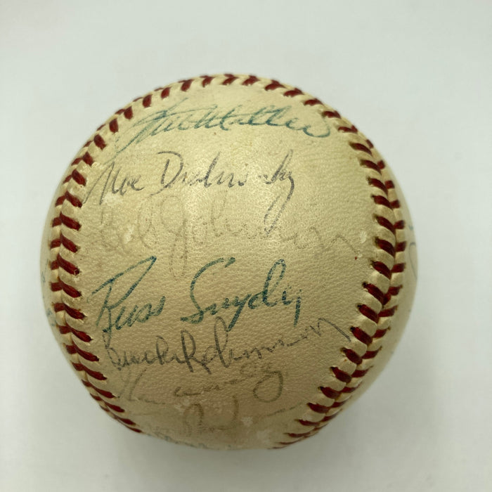1966 Baltimore Orioles World Series Champs Team Signed AL Baseball JSA COA