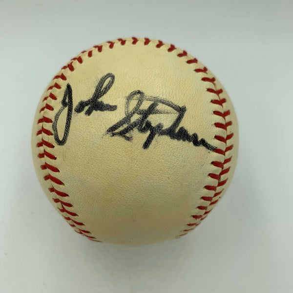 John Stephenson 1968 Chicago Cubs Signed Baseball With JSA COA