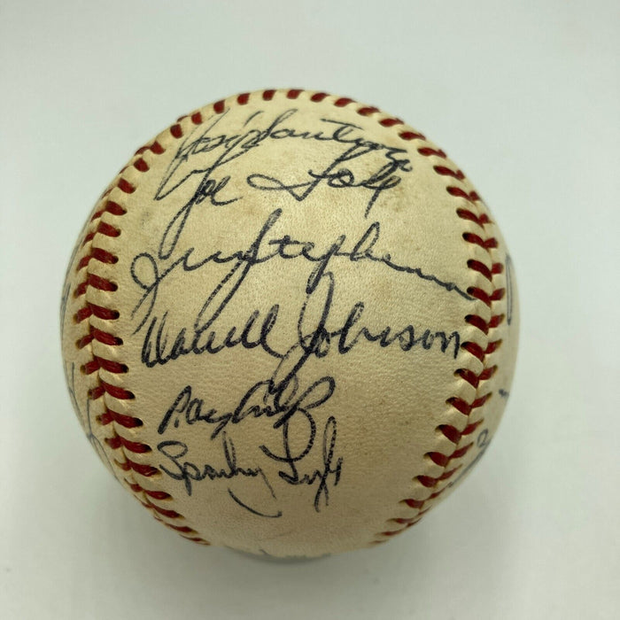 1968 Boston Red Sox Team Signed American League Baseball JSA COA