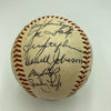 1968 Boston Red Sox Team Signed American League Baseball JSA COA