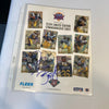 Lot Of (2) Jerome Bettis Signed 1993 Fleer Super Bowl Photo Sheets