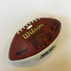 Troy Aikman Joe Buck Pam Oliver Collinsworth Fox Signed Game Used Football JSA