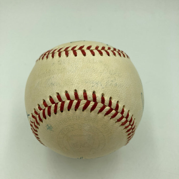 Beautiful 1952 Chicago White Sox Team Signed Baseball With Nellie Fox JSA COA