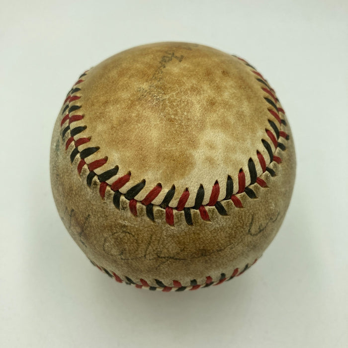 Grover Cleveland Alexander Single Signed 1929 National League Baseball JSA COA