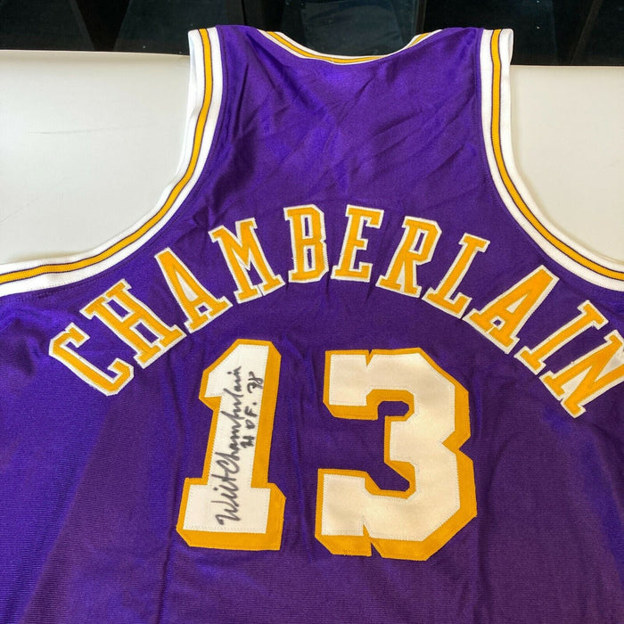 Wilt Chamberlain "Hall Of Fame 1978" Signed 1971 Los Angeles Lakers Jersey JSA