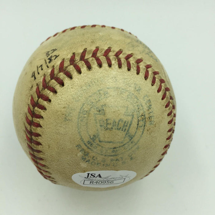 1952 Bob Feller Signed Inscribed "My My" American League Baseball With JSA COA