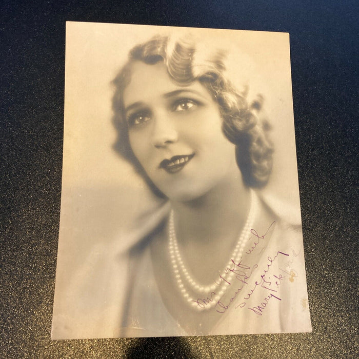 Mary Pickford Signed Autographed Vintage 8x10 Photo With JSA COA