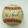 Eddie Mathews Duke Snider Lefty Gomez Hall Of Fame Multi Signed Baseball