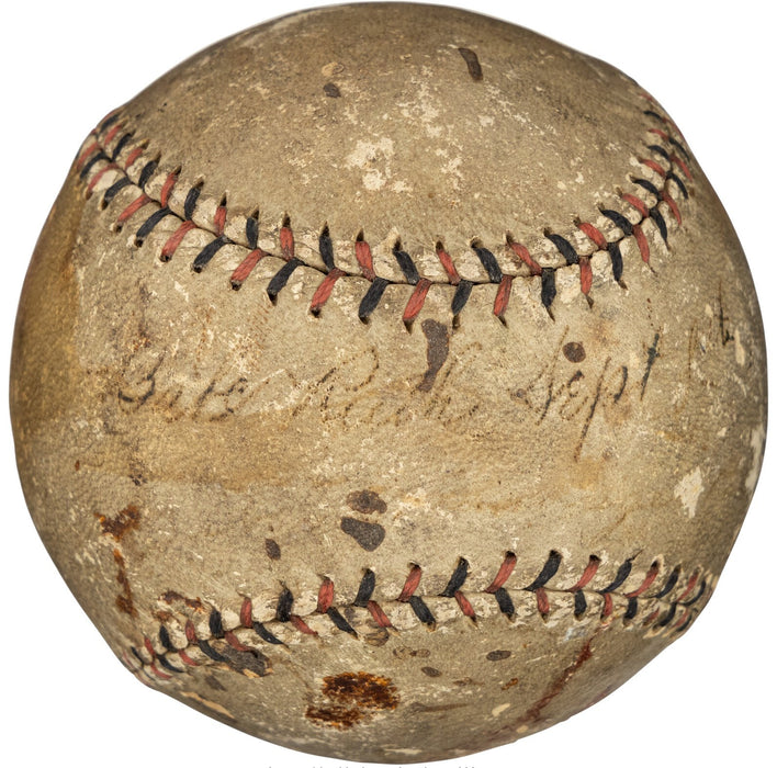 Babe Ruth 1920 Single Signed Official Game Baseball PSA DNA COA