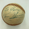 1956 World Series Signed Game Used Baseball Yankees VS. Dodgers MEARS COA