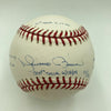 Mariano Rivera Career Saves Signed Heavily Inscribed STAT Baseball Steiner COA