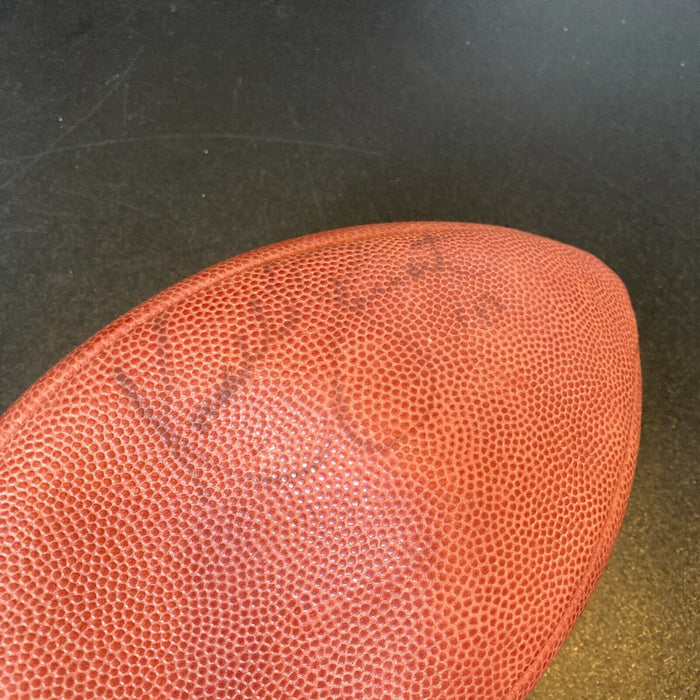 Jerome Bettis & Kordell Stewart Steelers Signed Wilson NFL Game Football JSA COA