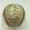 1956 Yankees World Series Champs Team Signed Baseball Mickey Mantle PSA DNA COA