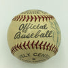 Beautiful 1954 New York Yankees Team Signed Baseball Mickey Mantle With JSA COA