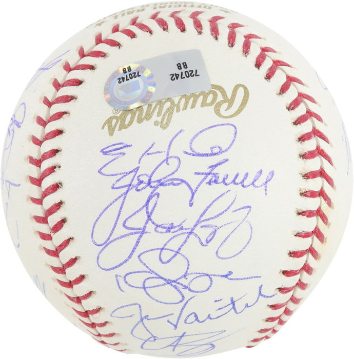 2007 Boston Red Sox World Series Champs Team Signed W.S. Baseball Steiner COA