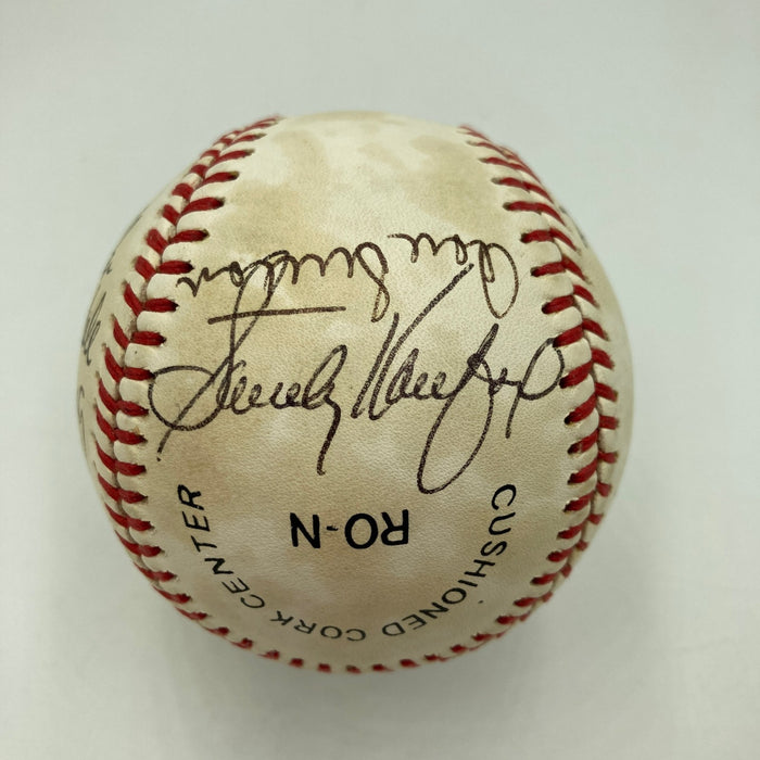 Sandy Koufax Nolan Ryan Tom Seaver Pitching Greats Multi Signed Baseball JSA COA