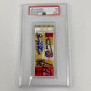 Ken Griffey Jr. & Randy Johnson Signed 1995 ALDS Game 5 Ticket PSA 10 GEM MINT