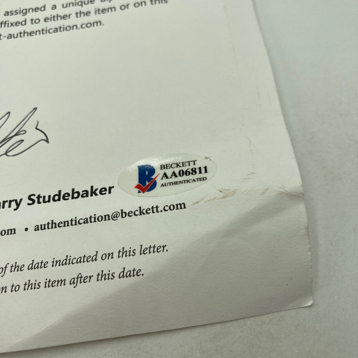 Nolan Ryan 1974 California Angels Team Signed American League Baseball Beckett