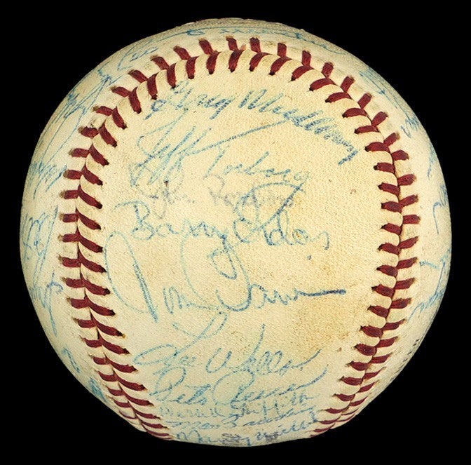 1963 Los Angeles Dodgers World Series Champs Team Signed Baseball Koufax JSA COA