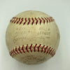 1962 New York Yankees W.S. Champs Team Signed Baseball Mickey Mantle JSA COA