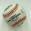 Nolan Ryan Signed Official Major League Baseball With Game Ticket JSA COA